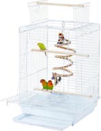 2dekans | Yaheetech Vogelkooi Met Speelgoed – 40 x 40 x 58, Dieren en Toebehoren, Vogels | Hokken en Kooien, Ophalen of Verzenden