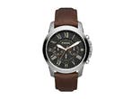 Fossil FS4813 - Herenhorloge - Leren band - Bruin, Verzenden, Zo goed als nieuw