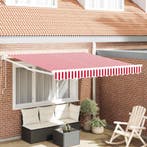 vidaXL Elektrisch Uittrekbaar Zonnescherm Rood 300 x 250 cm, Verzenden, Nieuw