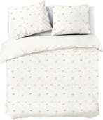 2dekans | Dindi Home Dekbedovertrek Forever Spring - 200x220, Ophalen of Verzenden, Zo goed als nieuw, Wit