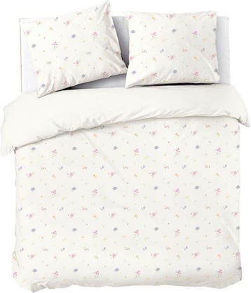 2dekans | Dindi Home Dekbedovertrek Forever Spring - 200x220, Ophalen of Verzenden, Zo goed als nieuw, Wit