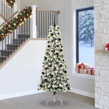 vidaXL Kunstmatige Inklapbare Kerstboom 300 LEDs Groen en, Diversen, Verzenden, Nieuw