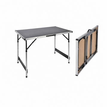 HI Opvouwbare Campingtafel - 100 × 60 cm - Verstelbaar 70-94, Verzenden, Nieuw