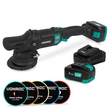 PRO Excentrische Polijstmachine 20V – Ø 125mm | Incl. 2x, Verzenden, Nieuw