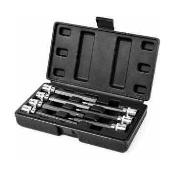 Inbus/zeskant 3/8 inch doppenset (verlengd, 7 delig) in kun, Ophalen of Verzenden, Nieuw