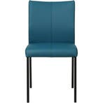 Set van 10 Leren eetkamerstoelen Basic - Toledo Turquoise, Huis en Inrichting, Stoelen, Ophalen of Verzenden, Nieuw, Leer, Vijf, Zes of meer stoelen