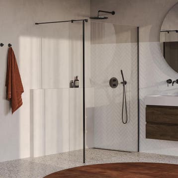 Brauer Oblivion - Inloopdouche - Helder Glas - 130 x 200 cm, Ophalen of Verzenden, Nieuw, Rvs