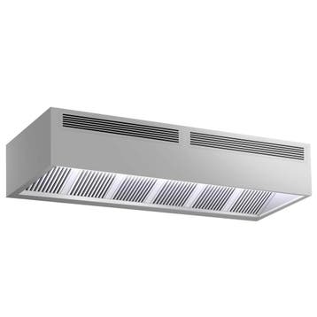 GGM Gastro | Afzuigkap doosmodel - B3000mm - zonder motor -, Onderbouw afzuigkap, Verzenden, Nieuw, Inbouw