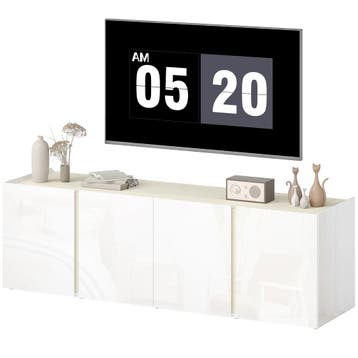 TRUUSK TV-meubel voor 65-inch televisie - Met soft-close deu, Verzenden, Nieuw