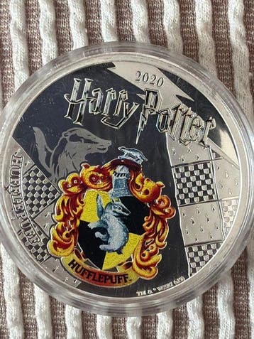 Samoa. 1/2 Dollar 2020 Harry Potter - Hufflepuff - 1 oz