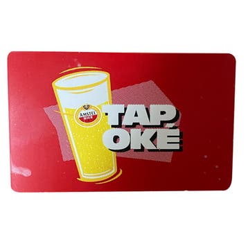 Tapkaart – Tap Oké Amstel, Ophalen of Verzenden