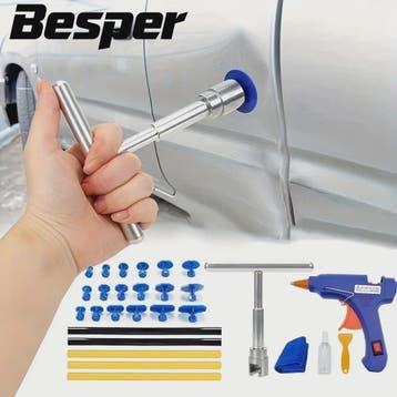 Professionele Deuktrekker Set voor Auto's - Lakloze Deukverw, Verzenden, Nieuw