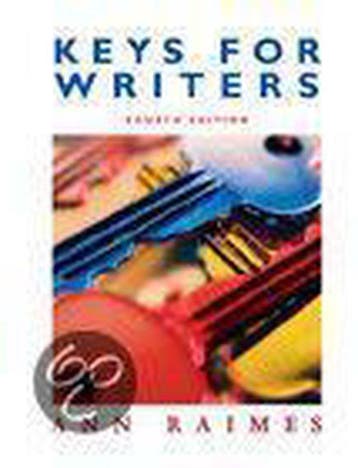 Keys for Writers - Ann Raimes 9780618437856, Verzenden, Gelezen, Ann Raimes