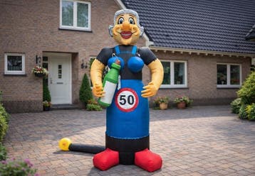Sarah pop huren 50 jaar | 3,5 meter | Breda, Hobby en Vrije tijd, Feestartikelen | Verhuur, Verzenden, Nieuw, Abraham of Sarah