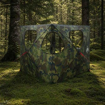 vidaXL Jacht Tent 145 x 145 x 150 cm Camouflage Polyester en, Verzenden, Nieuw, Tot en met 2