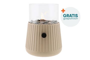 Cosiscoop Bowie Sandy Beige - Gaslantaarn met gratis, Tuin en Terras, Verzenden, Nieuw