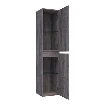 Brauer Joy - Hoge Kast - 160 cm - 2 Deuren - Greeploos -, Ophalen of Verzenden, Nieuw