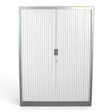 Samas roldeurkast, 165x120x47 cm, antraciet-alu, Huis en Inrichting, Kasten | Roldeurkasten en Archiefkasten, Gebruikt, 100 tot 150 cm