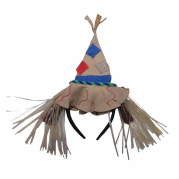 Diadeem met vilten vogelverschrikkerhoed - Carnaval verkle.., Ophalen of Verzenden, Nieuw