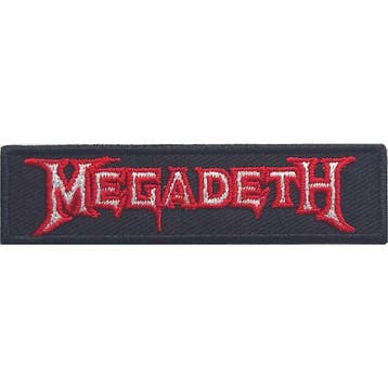 Megadeth - Logo Outline - patch officiële merchandise, Ophalen of Verzenden, Nieuw, Gebruiksvoorwerp