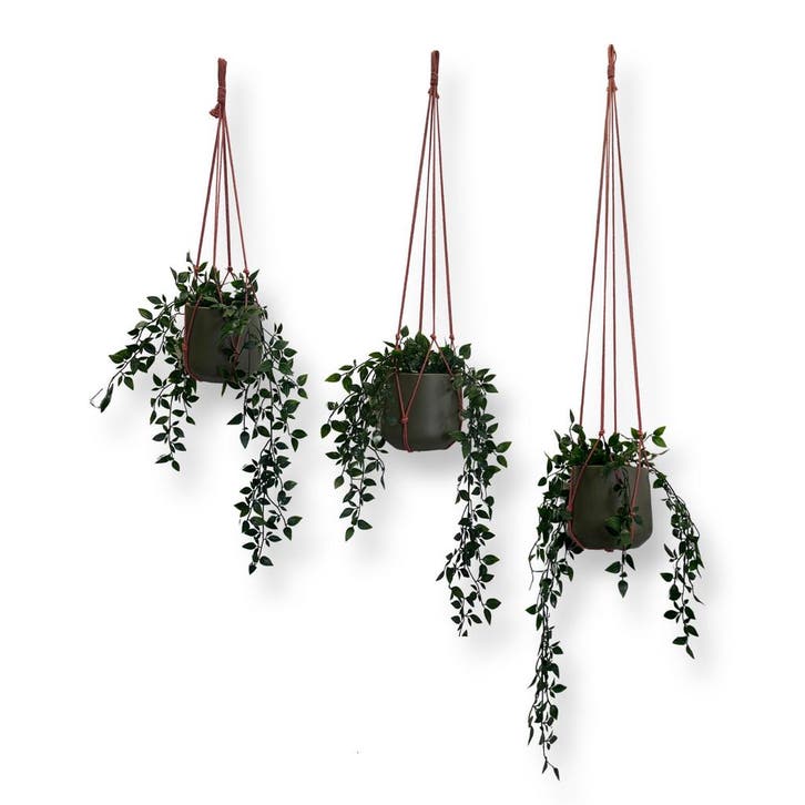 Voordeelset van 3 Plantenhangers Zonder Kwast - Oud Roze -, Huis en Inrichting, Woonaccessoires | Overige, Nieuw, Ophalen of Verzenden