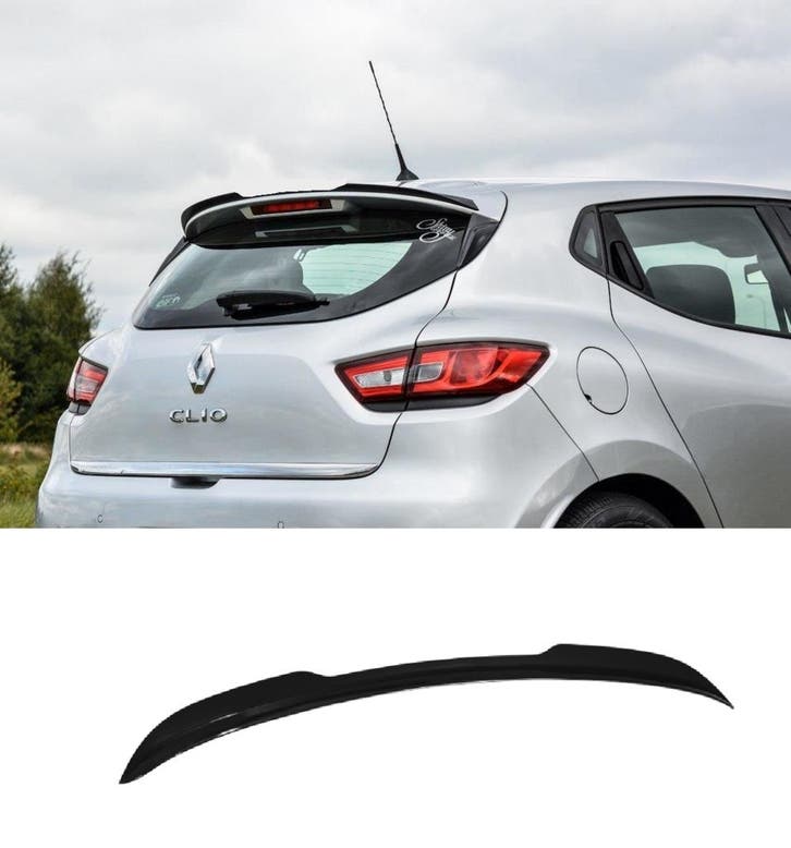 Achterspoiler | Renault Clio MK4 2012-2019 | Glanzend zwart, Auto-onderdelen, Carrosserie en Plaatwerk, Nieuw, Renault, Verzenden
