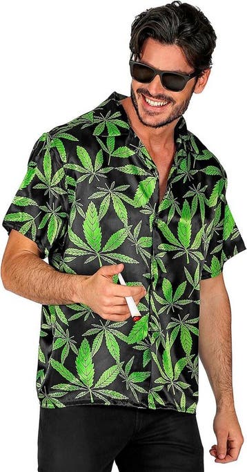 Blouse met Cannabis Print, Ophalen of Verzenden, Nieuw