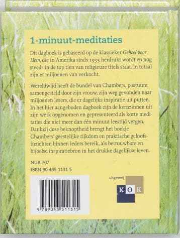 Geheel voor hem 1 minuut meditaties 9789043511315, Verzenden, Gelezen, O. Chambers