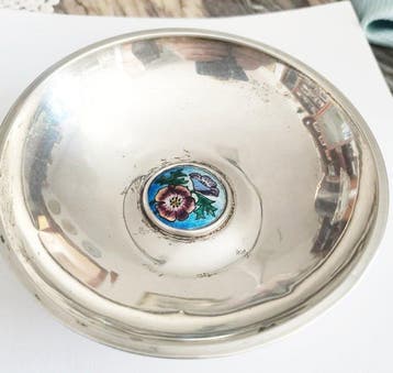 Kom - Cuenco / Vaciabolsillos ornamental - .915 zilver