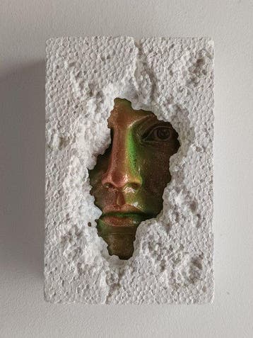Salvatore Alibrio - Packaging - Bronze & Green, Antiek en Kunst