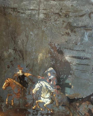 Italiaanse school (XVII) - Assalto ai briganti