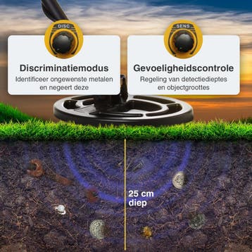 EarthVision Metaaldetector TerraWave - Voor kinderen en, Ophalen of Verzenden, Zo goed als nieuw