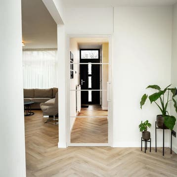 Stalen Binnendeur - Wit - 4 Vlaks - Moderne look, Doe-het-zelf en Verbouw, Deuren en Horren, Minder dan 80 cm, Binnendeur, Nieuw