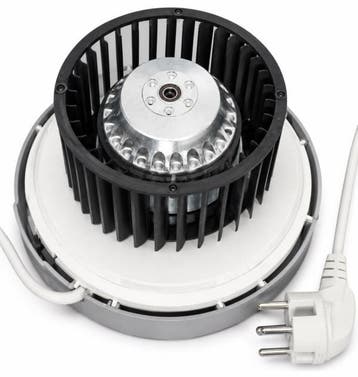 Bergschenhoek WV-17 SP motor reviseren – R2E140, Zo goed als nieuw, Ventilator