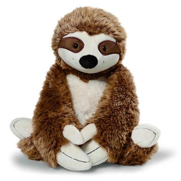 Nici luiaard knuffel - bruin pluche - 25 cm, Verzenden, Nieuw