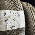 2 x Vredestein Snowtrac 5 185-65-15 Winterbanden 5,5mm, Gebruikt, 15 inch, Band(en), Personenwagen