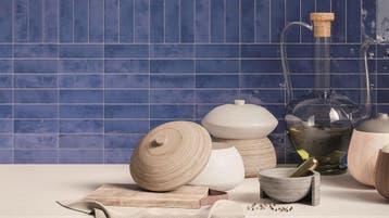 Wandtegel Blauw 7,5x30cm (Muurtegels, Afbouwmaterialen), Nieuw, 20 tot 40 cm, 10 m² of meer, Wandtegels