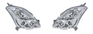 Head light units geschikt voor Suzuki Swift 05- chroom, Verzenden, Nieuw, Suzuki