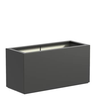 Polyester plantenbak 120x50x60cm - Met bodem, Kunststof, 100 cm of meer, Nieuw, 60 cm of meer