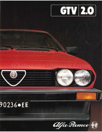 1981 ALFA ROMEO GTV 2.0 BROCHURE FRANS, Boeken, Nieuw, Alfa Romeo, Author