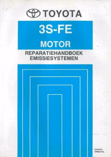 1990 Toyota motor 3S-FE reparatiehandboek emissiesystemen, Verzenden