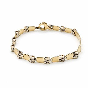 Barakà - Armband - 18 karaat Geel goud, Witgoud -, Sieraden, Tassen en Uiterlijk, Nieuw