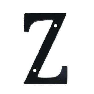 Letter Z Klein IJzer zwart 75 mm, Verzenden, Nieuw
