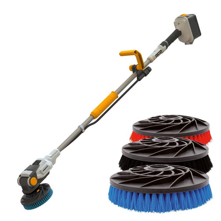 Batavia Elektrische Dekwasborstel Twin Brush met Borstel Set, Watersport en Boten, Accessoires en Onderhoud, Nieuw, Ophalen of Verzenden