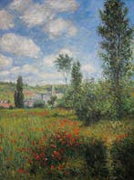 Claude Monet (1840–1926), Afte - Champ de Coquelicots près, Antiek en Kunst, Kunst | Schilderijen | Klassiek