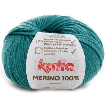 Katia Concept Merino 100% - 54 zeegroen - Wol Garen, Ophalen of Verzenden, Nieuw
