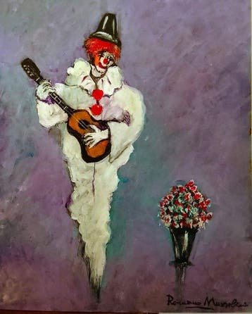Romano Mussolini (1927-2006) - Maschera, Antiek en Kunst