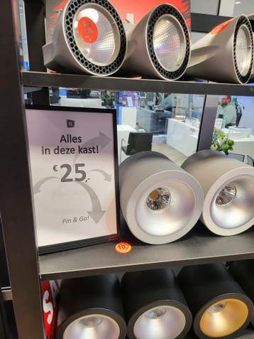 Gebruikte LED Spots | 3-Fase Winkelverlichting | €25 p/st, Ophalen