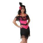 Roze met zwart charleston verkleed jurkje voor dames - Jar.., Kleding | Dames, Ophalen of Verzenden, Nieuw