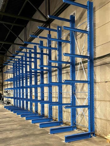 Draagarmstelling NIEUW 5,5 m hoog en 1,2 m diep met 6 niv, Ophalen of Verzenden
